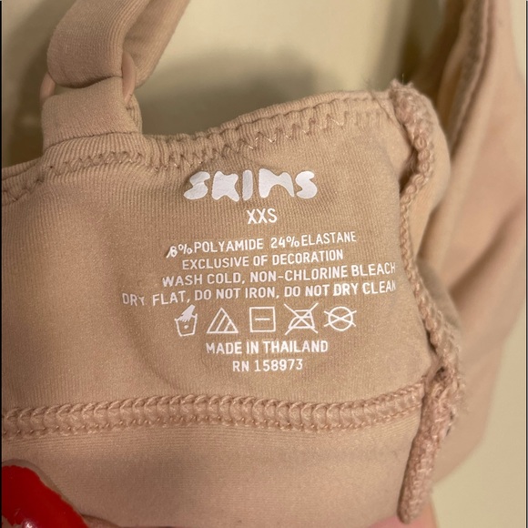 SKIMS Triangle Bralette Color Mica Size XXS - Picture 4 of 5